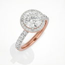 Round Halo Ring - 2ct