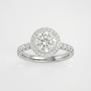 Round Halo Ring - 0.5ct