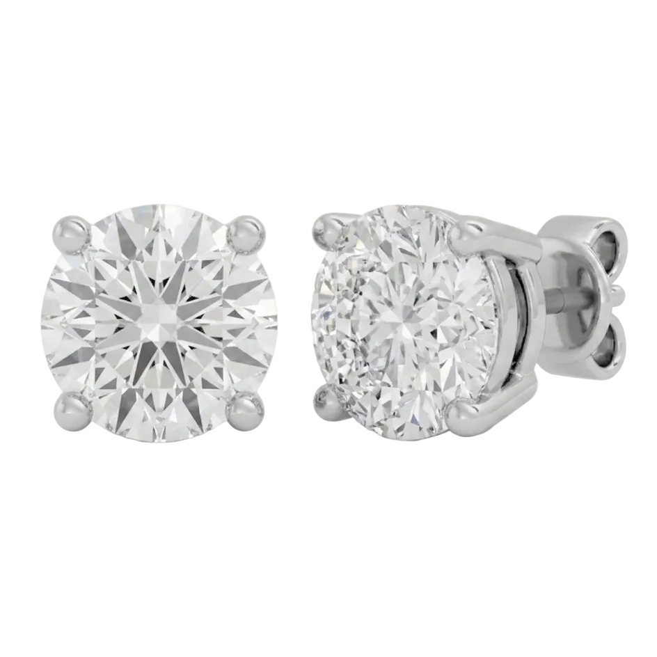Round Studs - Basket setting