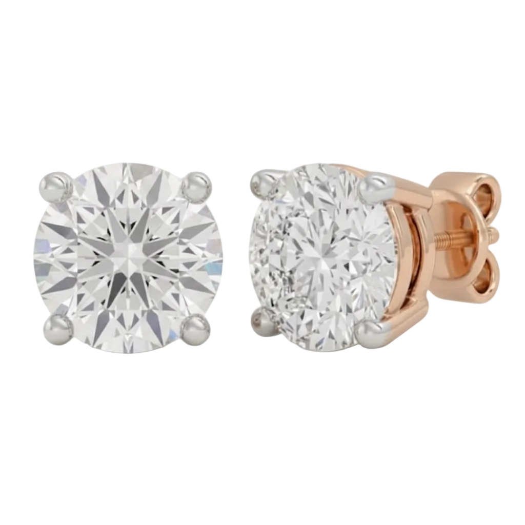 Round Studs - Basket setting