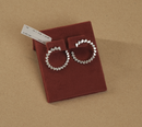 Pear Halo Hoops