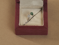 Emerald Duo Bypass Ring