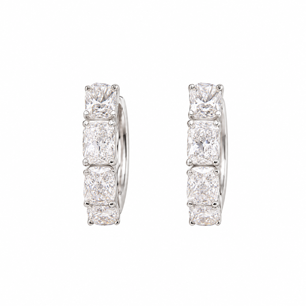 Ziva Diamond Hoops