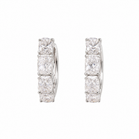 Ziva Diamond Hoops