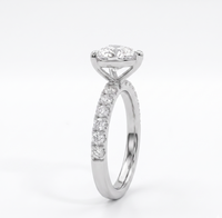 The Clara Crest Ring - Heart 2ct