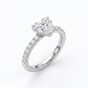 The Clara Crest Ring - Heart 0.5ct