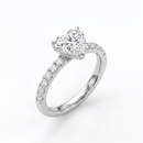 The Clara Crest Ring - Heart 2ct