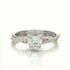 Twist Solitaire Ring - Heart 0.5ct