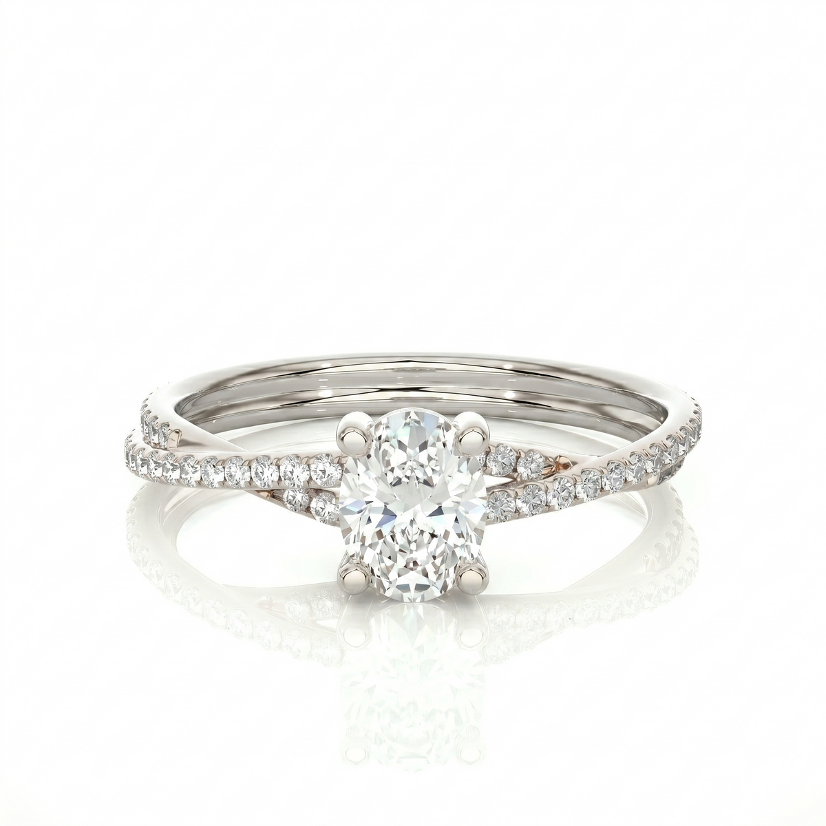 9 kt / White Gold / 7