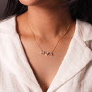 "MA" Heart Necklace