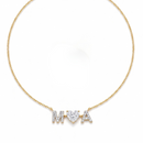 "MA" Heart Necklace