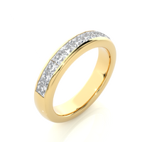 Princess Spark Half Eternity Band