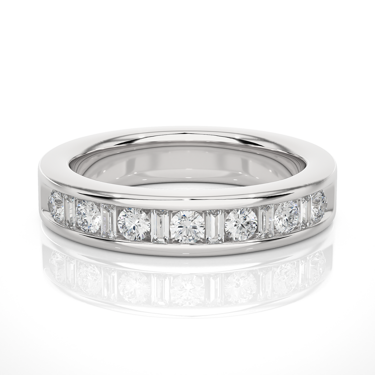 14 kt / White Gold / 7