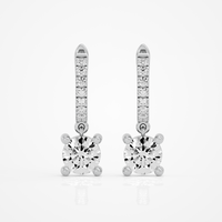 Halo Drop Earrings