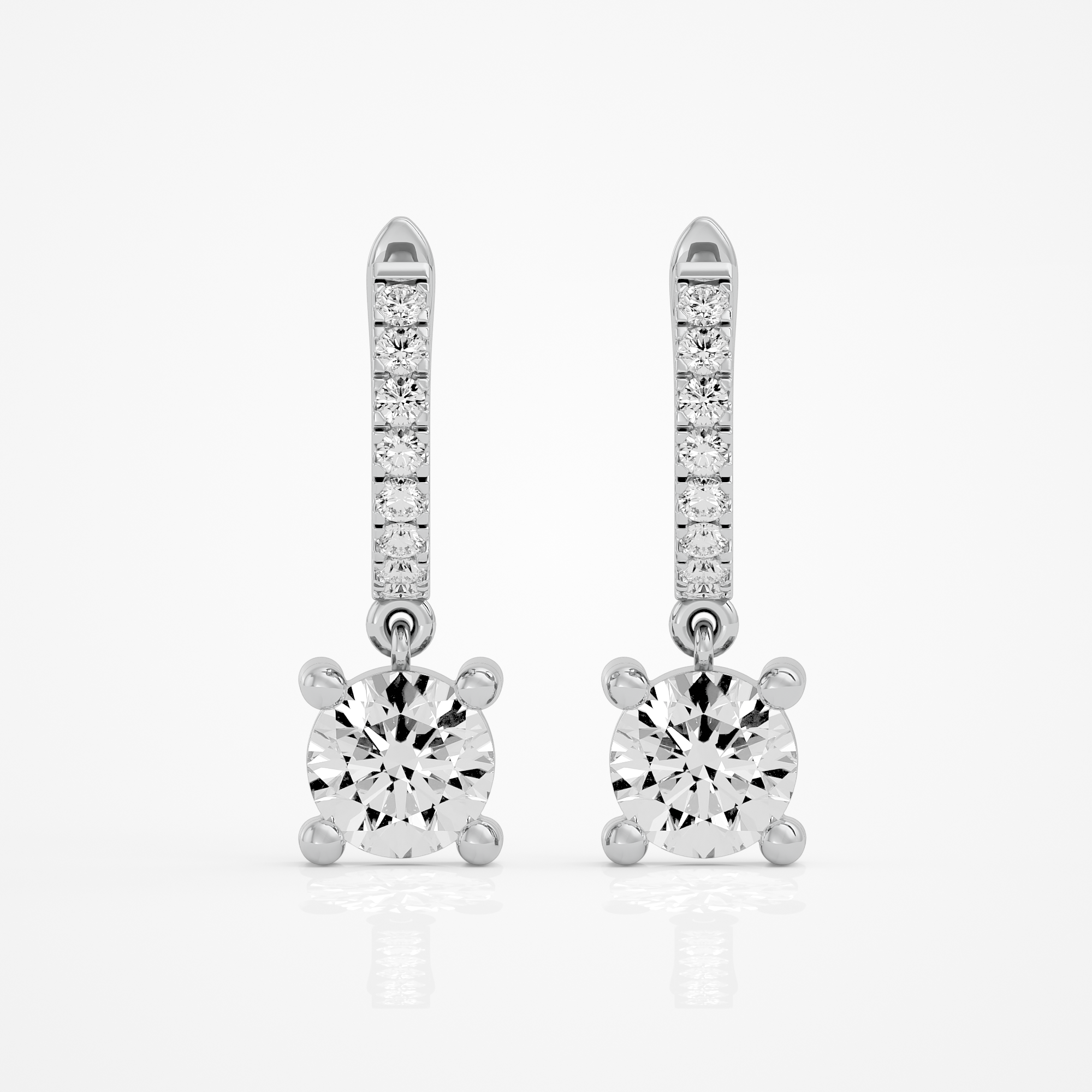 Halo Drop Earrings