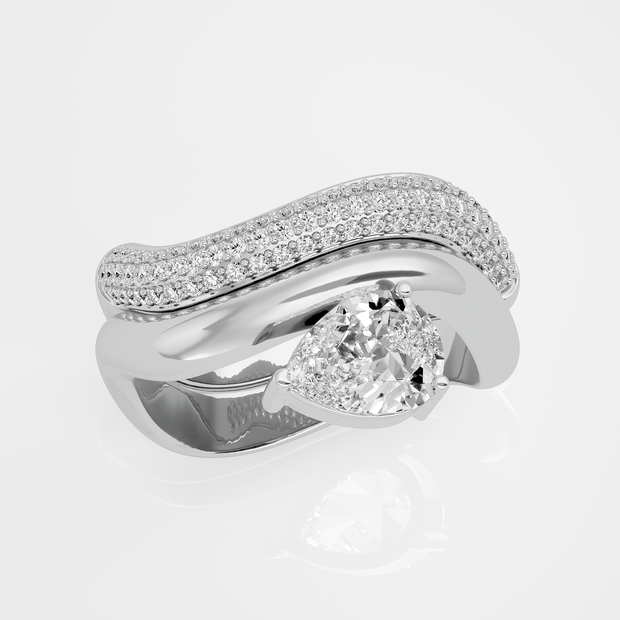 Whispers of Venus - 1.1 pear diamond