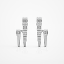 Radiant Baguette Earrings