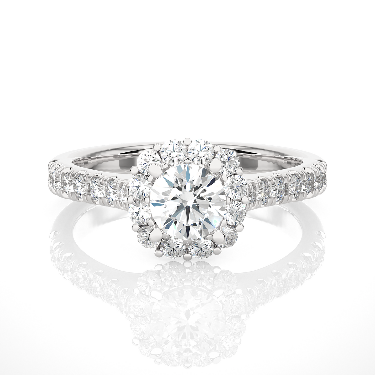 14 kt / White Gold / 7