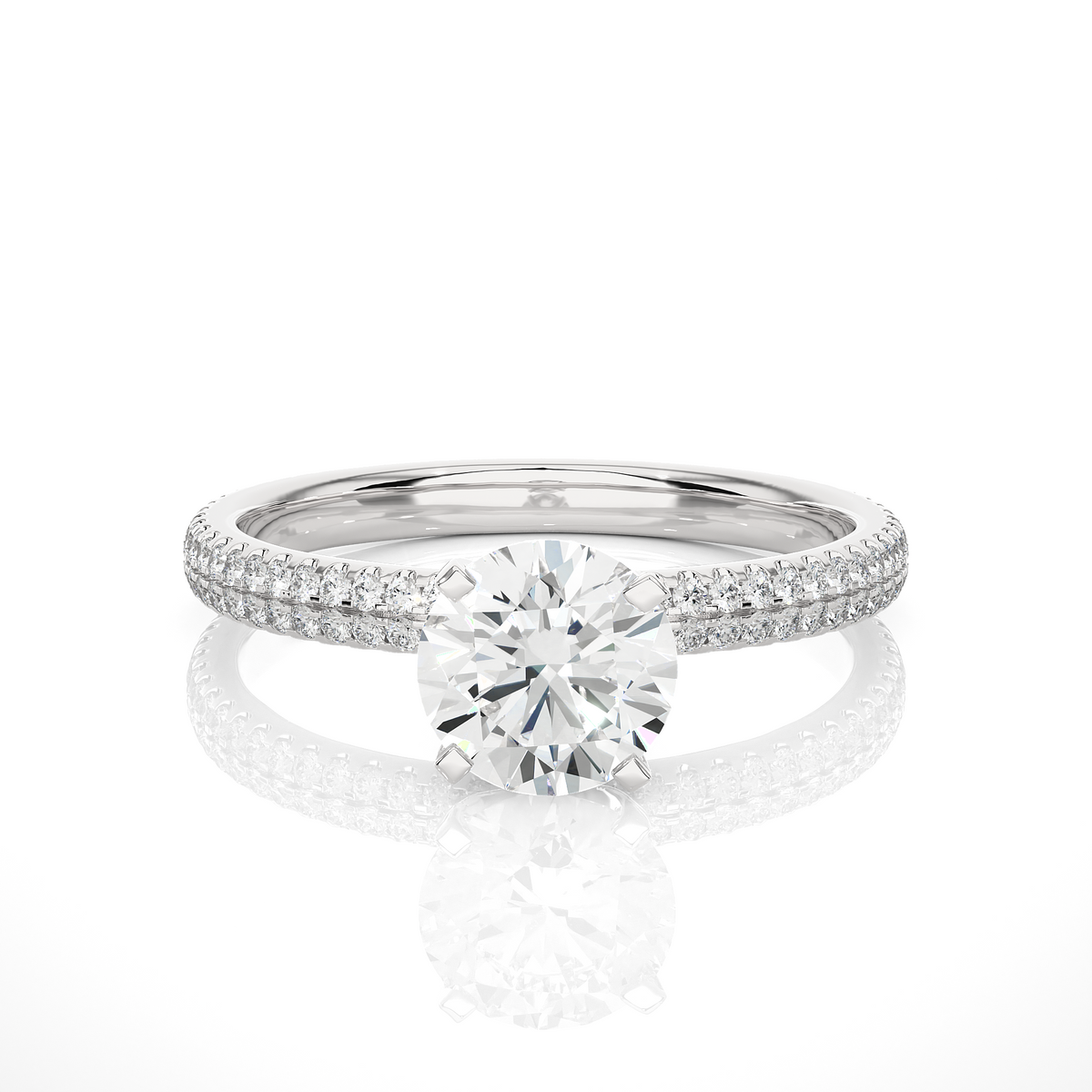 14 kt / White Gold / 7