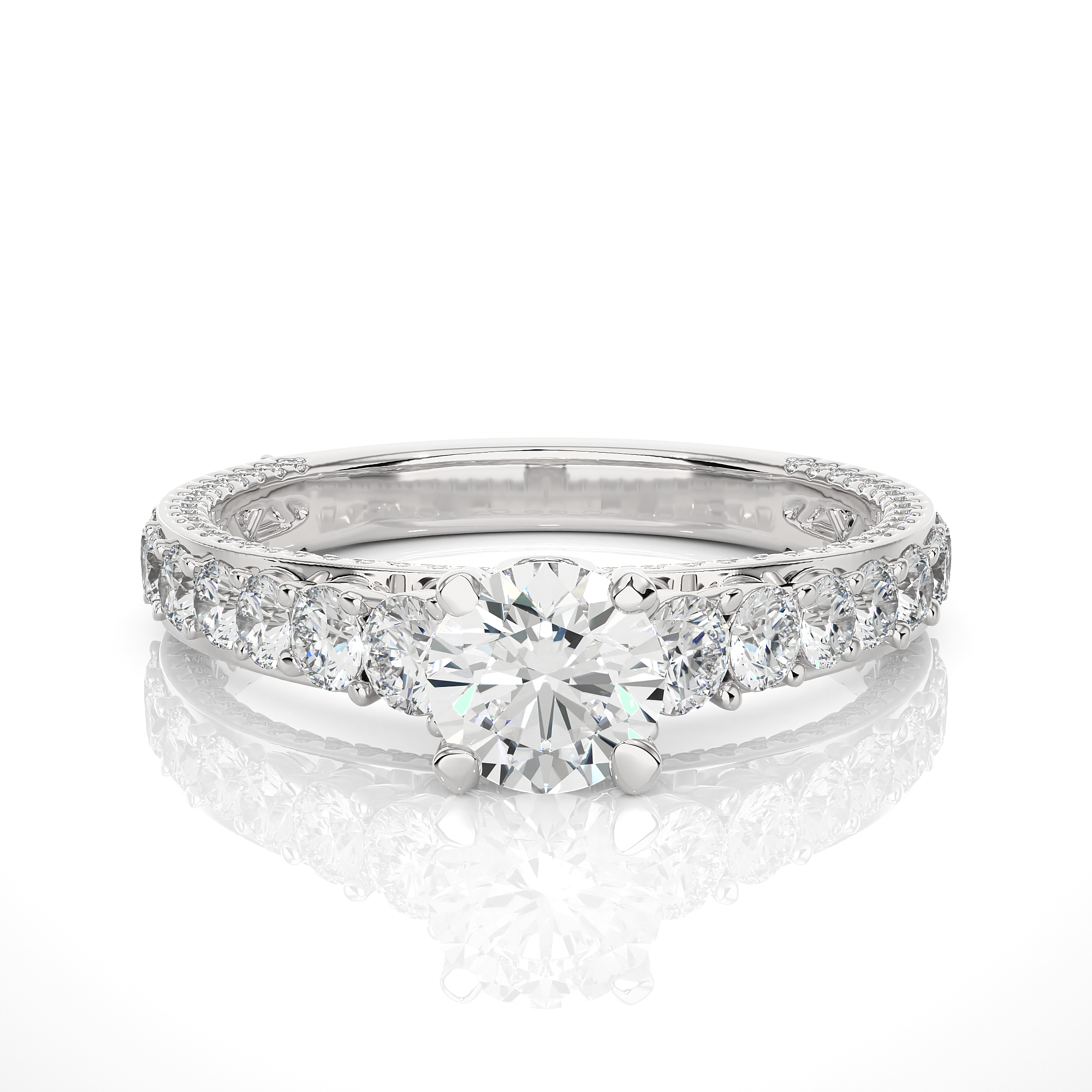 Echelon Spark Ring - 0.6 ct round