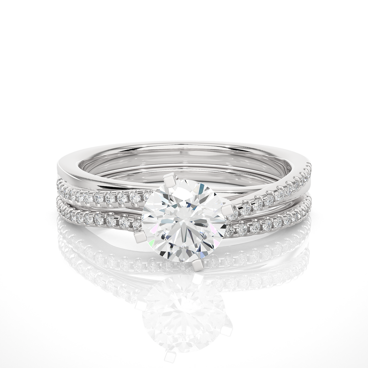 14 kt / White Gold / 7