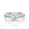 Aura Cascade Ring - 1 ct round
