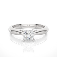 Lunara Ring - 0.8 ct princess
