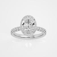 Seraphina Halo Ring - 1ct Oval