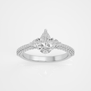 Serene Dewdrop Ring - 1.9 ct Pear