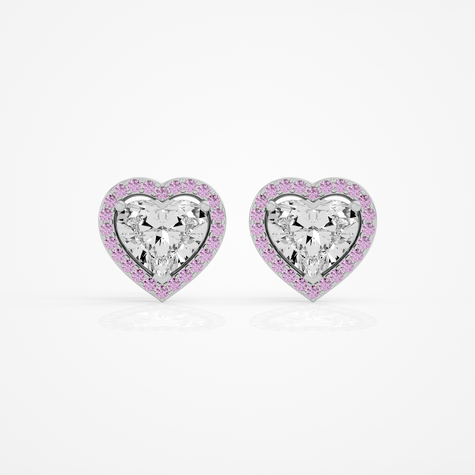 Amora Heart Studs