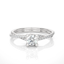 Aaravi Ring - 0.4 ct round