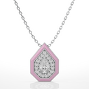 Pink Pear Pendant