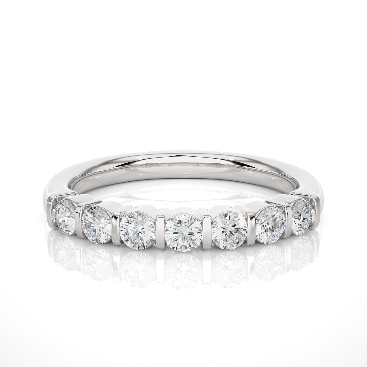 14 kt / White Gold / 7