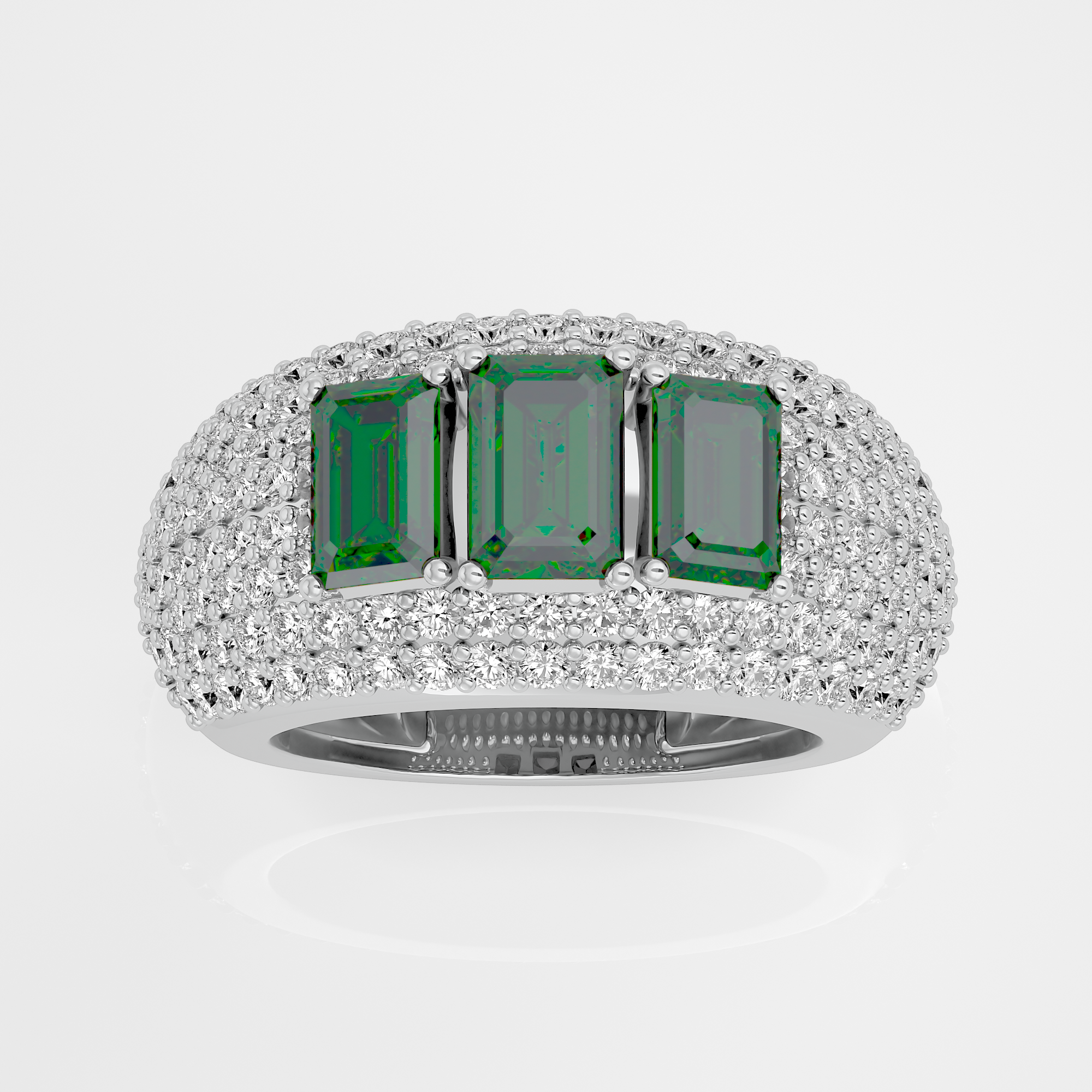 Emerald Majesty Ring