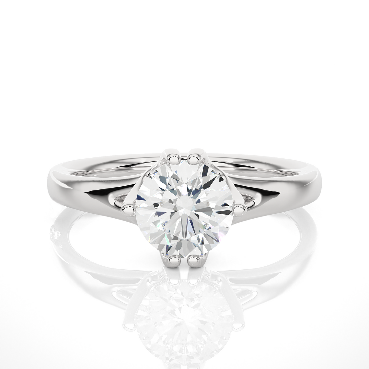 14 kt / White Gold / 7