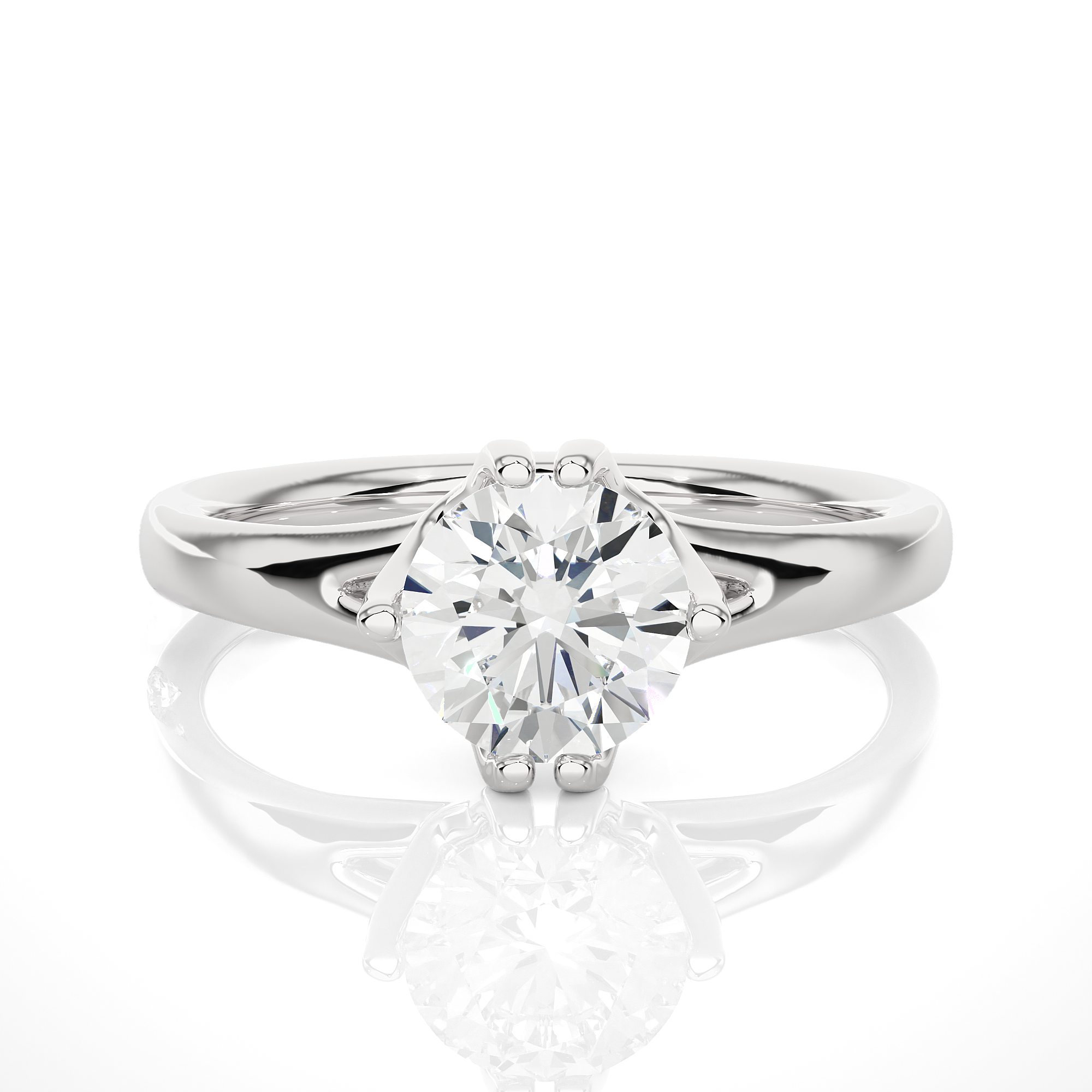 Solara Brilliance Ring - 1 ct round