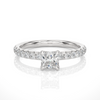 Apex Facet Ring - 0.6 cts princess