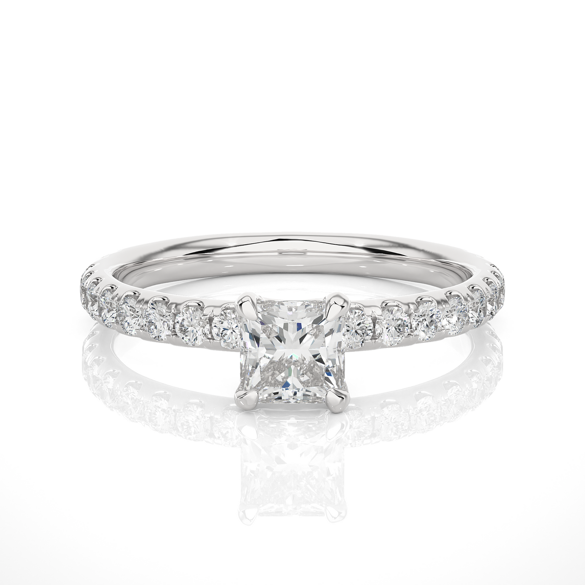 14 kt / White Gold / 7