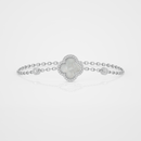 Mother of Pearl clover bracelet