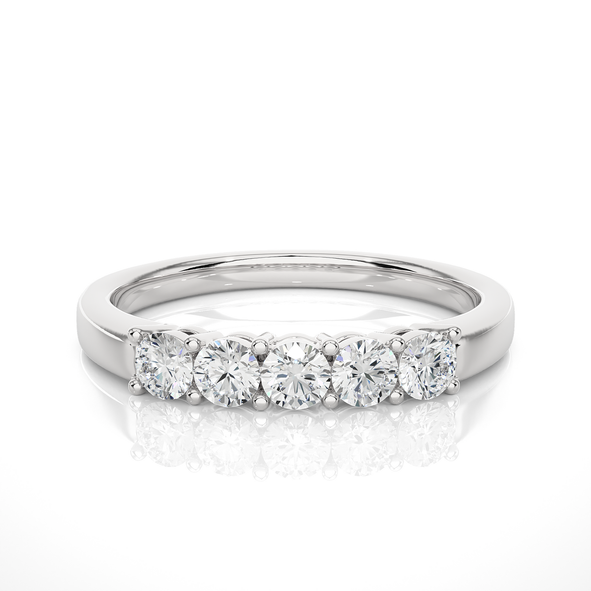 14 kt / White Gold / 7