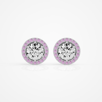 Amora Round Studs - 2.4 Round