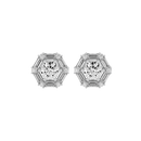 2 ct Infinite glow studs - Basket setting
