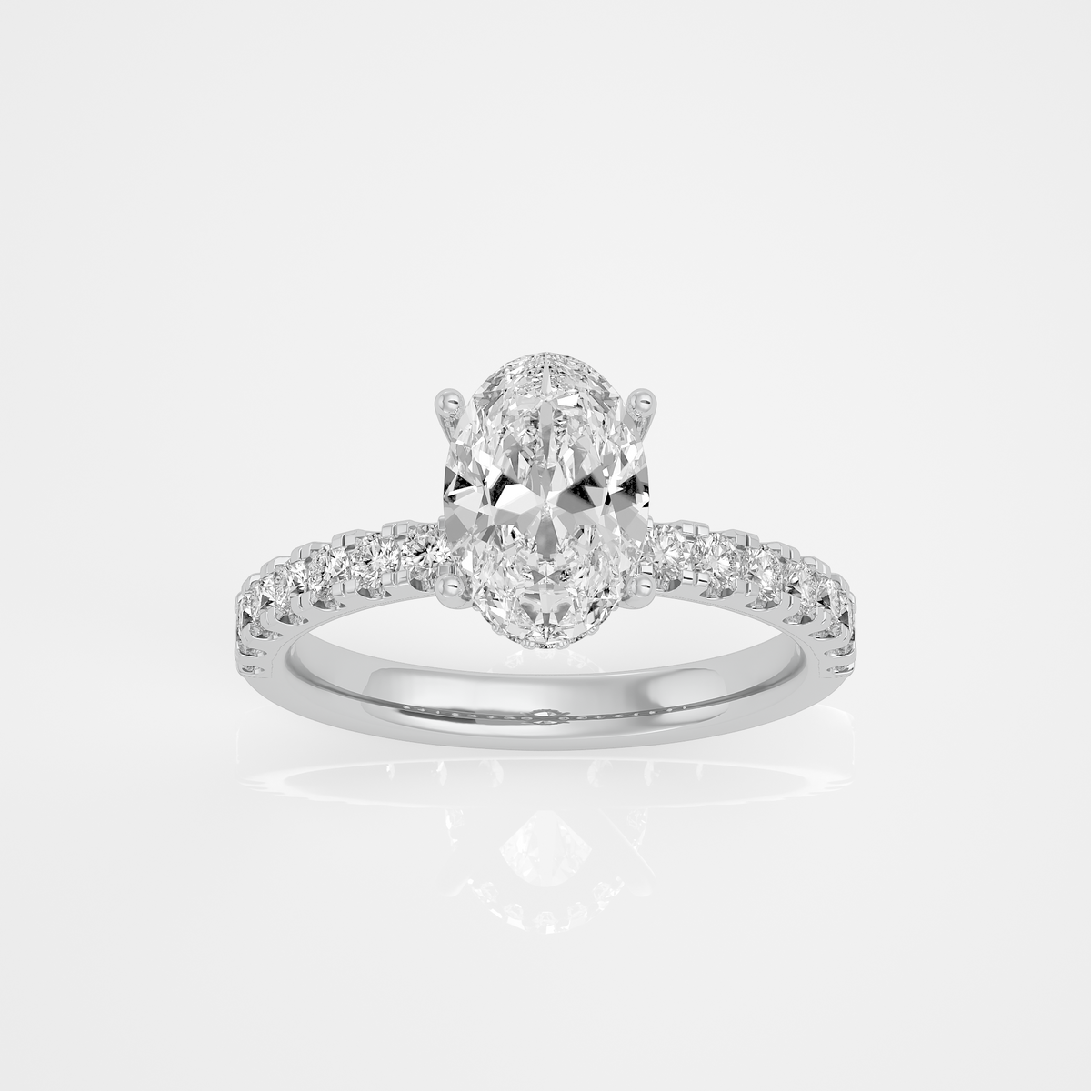 14 kt / White Gold / 7
