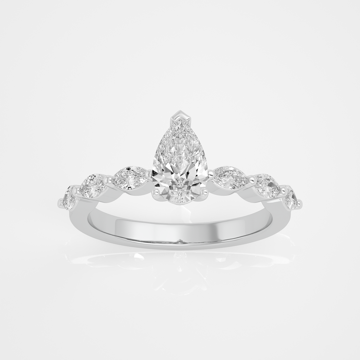 14 kt / White Gold / 7