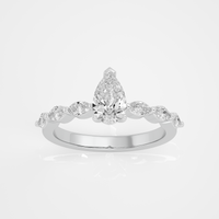 Celeste Pear Ring - 1 ct Pear