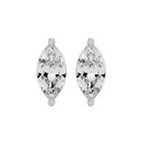 2 ct Marquise studs - Basket setting