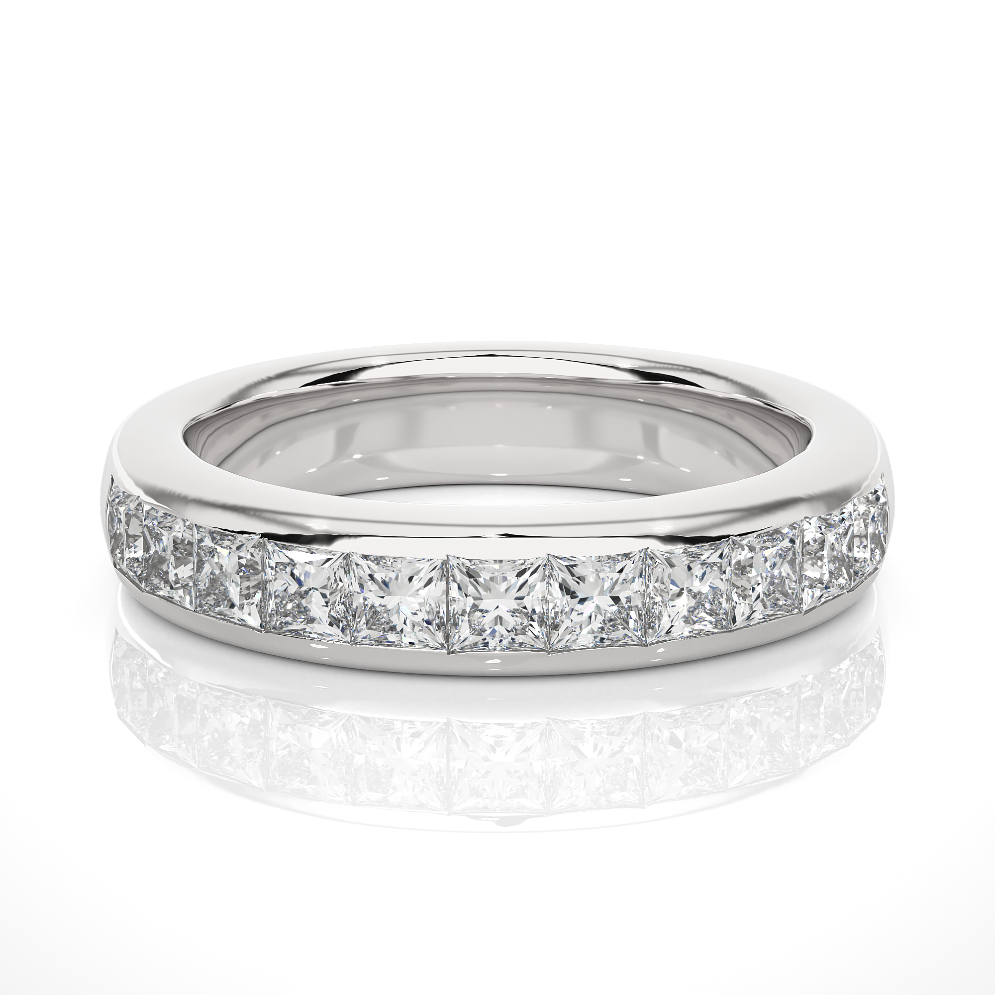 Princess Spark Half Eternity Band