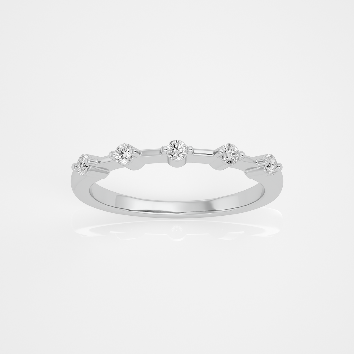 14 kt / White Gold / 7