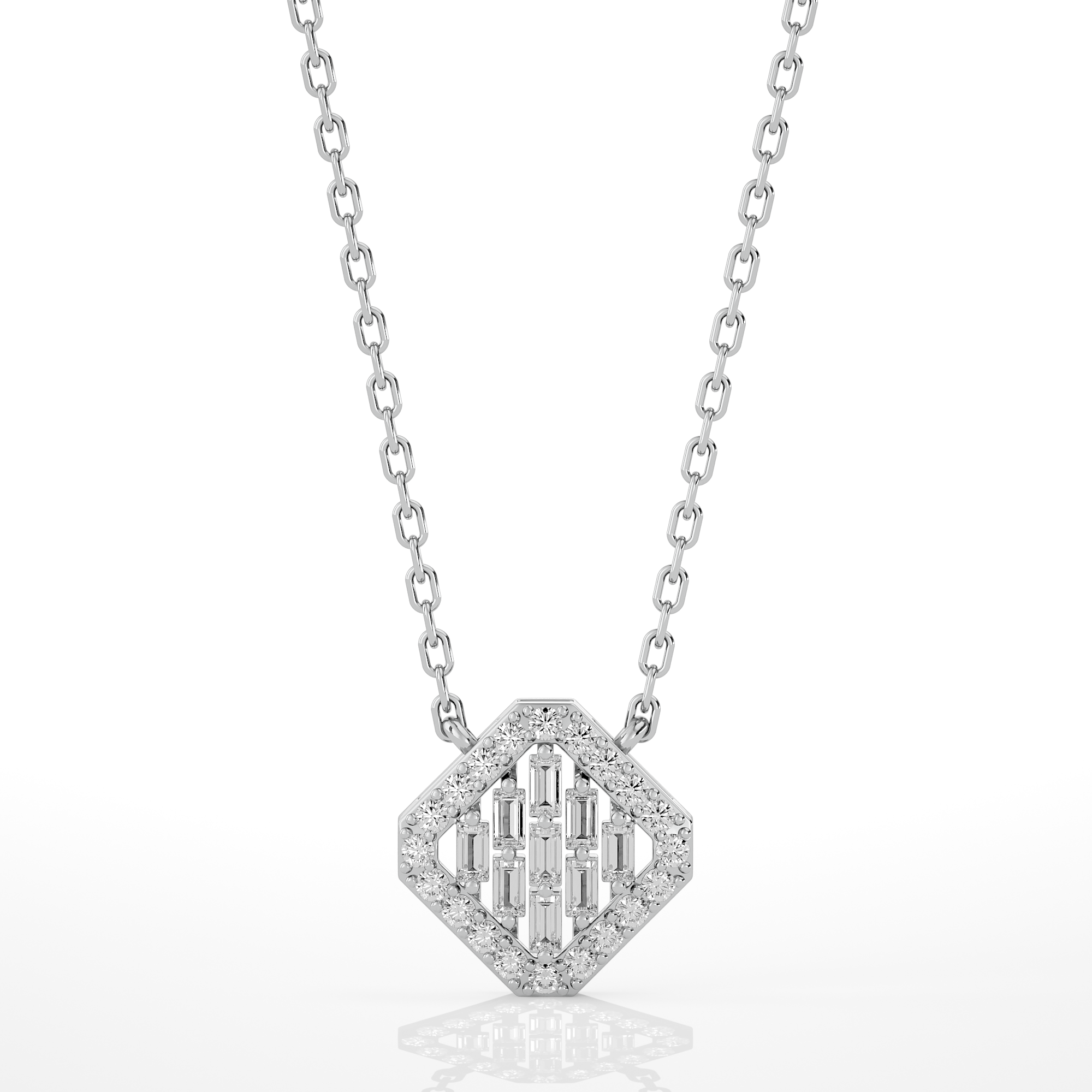 Baguette Necklace