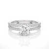 Aurora Twist Ring - 0.8 ct round